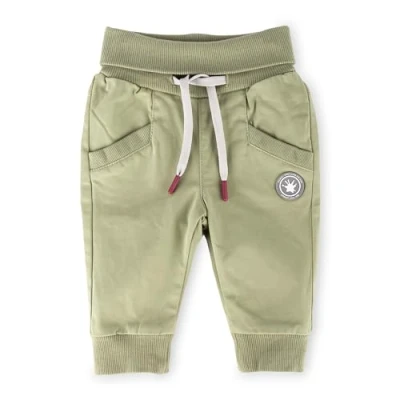 Abbildung von sigikid Gabardine Happy Crocodile Jogginghose für Kinder, Größe: 80, Hellgrün