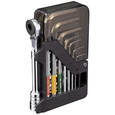 Abbildung von Topeak Unisex Erwachsene Omni Toolcard Miniwerkzeuge, Schwarz Silber, 10,1cm