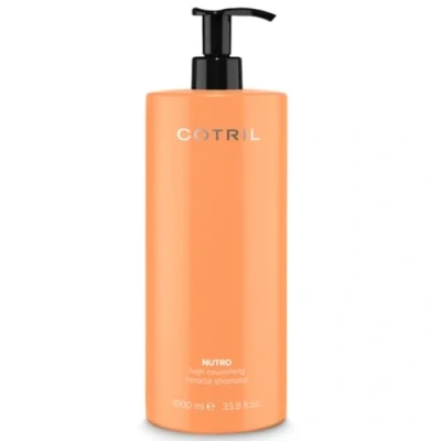 Abbildung von Cotril Nutro High Nourishing Miracle Shampoo, 1000 ml, ultra nährendes Shampoo für trockenes Haar, ohne Parabene, SLES und SLS.