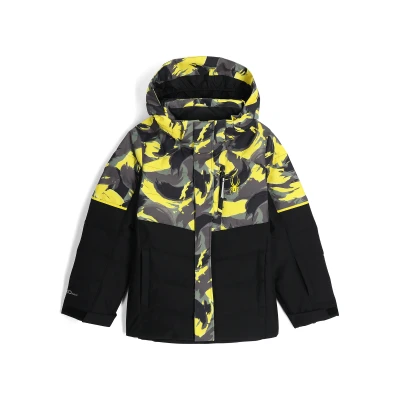 Abbildung von Spyder Impulse Synthetic Down Kinder Skijacke (Größe: 164, Gelb,schwarz)