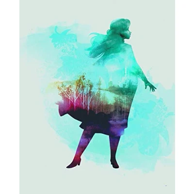 Abbildung von Komar Poster &quot;Frozen Anna Aquarell&quot;, Disney, (1 St.), Kinderzimmer, Schlafzimmer, Wohnzimmer