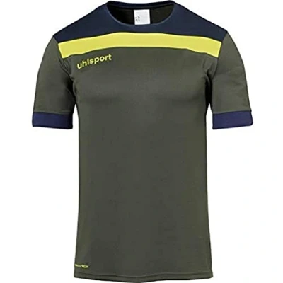 Abbildung von uhlsport Herren Offense 23 Trikot, Dark Olive/Marine/Fluo ge, XXXL