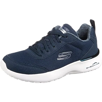 Abbildung von Skechers Skech Air Dynamight Fast Brake Sneaker Metallic Element an der Ferse, Freizeitschuh, Halbschuh, Schnürschuh