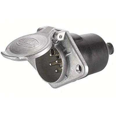Abbildung von HELLA 8JB 003 834 031 Steckdose 24V 7 polig Stecker: Flachstecker Metall DIN/ISO: 3731