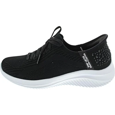 Abbildung von Skechers ULTRA FLEX 3.0 SHINING GLITZ Slip On Sneaker, Komfortschuh, Slipper, Sneaker mit coolen Glitzer Nieten