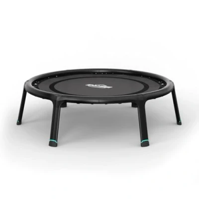 Abbildung von Fitness Trampolin für Yoga und Sprungübungen. 110 cm rund. Schwarz