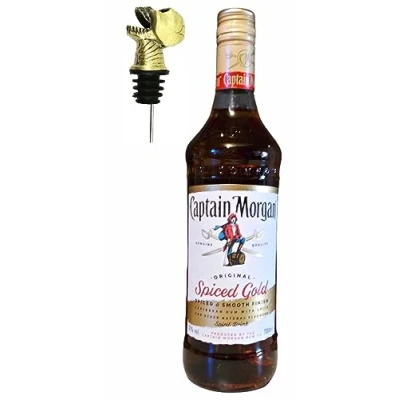 Abbildung von Captain Morgan Spiced Gold + 1 Totenkopf Ausgießer