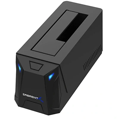 Abbildung von SABRENT Festplatten Dockingstation fur 2,5&quot; 3.5&quot; SATA HDD und SSD USB A 5Gbps (EC UBLB)