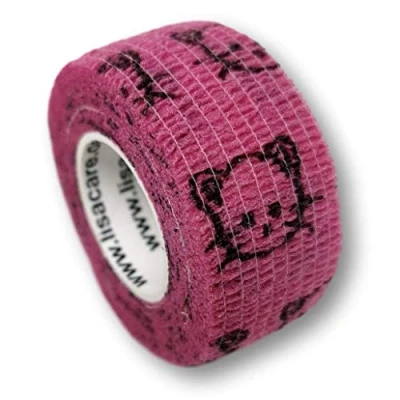 Abbildung von LisaCare Fingerpflaster 2,5cm x 4,5m 2er Katze Rosa 2 St