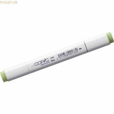 Abbildung von COPIC Classic Marker Typ G 82, Spring Dim Green, professioneller Layoutmarker, mit einer breiten und feinen Spitze