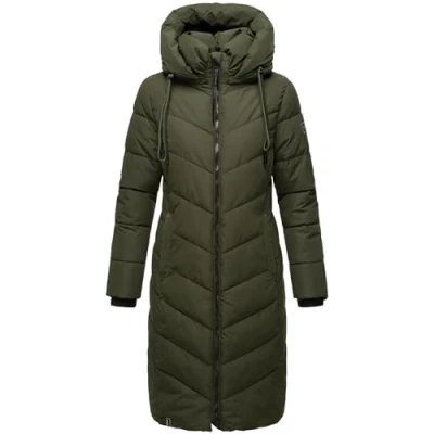 Abbildung von Navahoo Sahnekatzii Wintermantel, Damen, Größe: 5XL, Dark olive