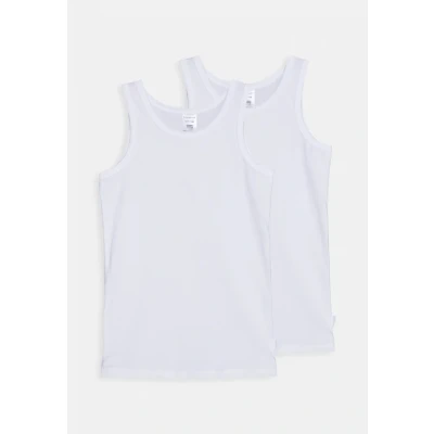 Abbildung von Schiesser Jungen 2 Pack Unterhemd Ohne Arm 95/5 Organic Bio Baumwolle Größe 92 Bis 140 Unterwäsche, Weiss_173444, EU