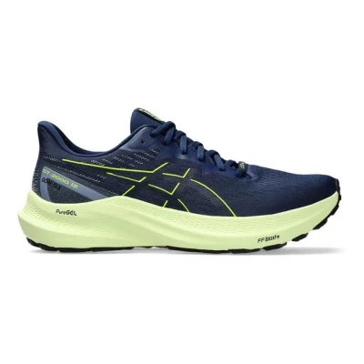Abbildung von Asics GT2000 12 GTX Laufschuh Stabilität, Herren, Größe: 44.5, Blue expanse/safety yellow Schuhe
