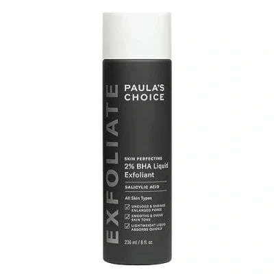 Abbildung von Paula&#039;s Choice SKIN PERFECTING 2% BHA Liquid Peeling Gesichtspeeling mit Salicylsäure Bekämpft Unreine Haut &amp; Mitesser Verkleinert Poren Sichtbar Mischhaut, Fettige Akne 236 ml