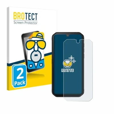 Abbildung von BROTECT Entspiegelungs Schutzfolie für Blackview BV9900E (2 Stück) Matte Displayschutz Folie, Anti Reflex, Fingerprint