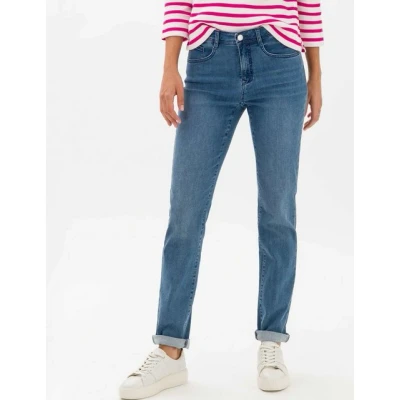 Abbildung von BRAX Style MARY Jeans Slim Fit, Damen, Größe: 42xR, Used stone blue