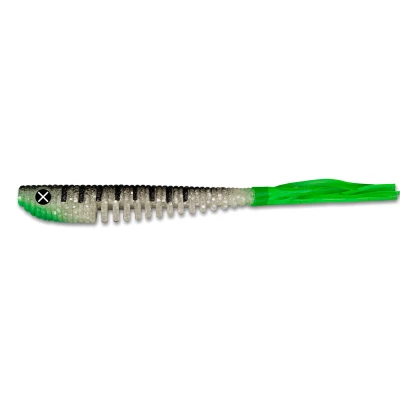 Abbildung von Monkey Lures Hairy Lui 14 cm &amp; 20 Gummifisch No Action Shad, Zander Gummifisch, Barsch Dropshot Köder, Gummiköder, Softbait Salted Perch leicht UV aktiv, 2 Stück