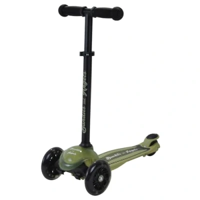 Abbildung von Kinderroller mit 3 rädern LED Little Adventure Retro Grün ab 2 Jahren Bandits &amp; Angels
