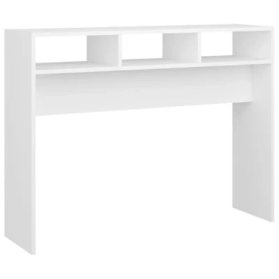 Abbildung von vidaXL Konsolentisch Konsole Beistelltisch Flurtisch Sideboard Ablagetisch Wandtisch Frisiertisch Schminktisch Weiß 105x30x80cm Holzwerkstoff