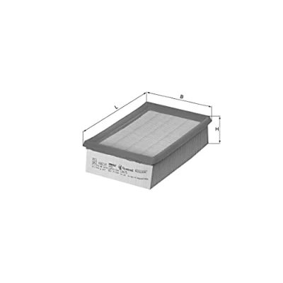 Abbildung von MAHLE ORIGINAL LX 475 Luftfilter 57,0 140 209,0, 209,0 Filtereinsatz RENAULT: LAGUNA 1, SAFRANE 2, 1 Grandtour