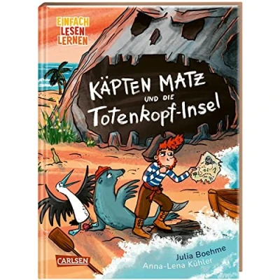 Abbildung von Käpten Matz und die Totenkopf Insel: Einfach Lesen Lernen Rasantes Piraten Abenteuer für Leseanfänger*innen mit vielen Comic Sprechblasen ab 6 Jahren