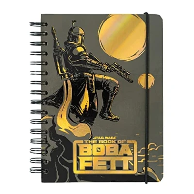Abbildung von Grupo Erik Bullet Journal Dotted A5 The Book Of Boba Fett Hard Cover Notizblock Ringbuch Notizbuch Tagebuch Mit Ringbindung Offizieller Star Wars Merch