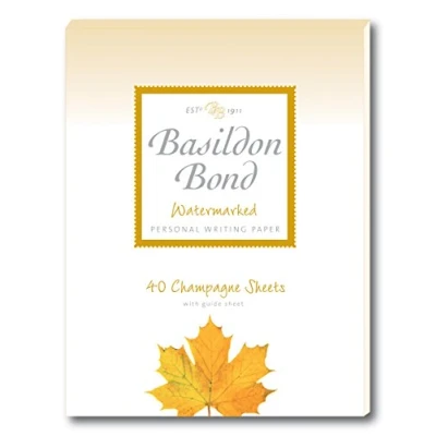 Abbildung von Basildon Bond Duke 137 x 178 mm Schreibblock Mit 40 Blatt Champagner