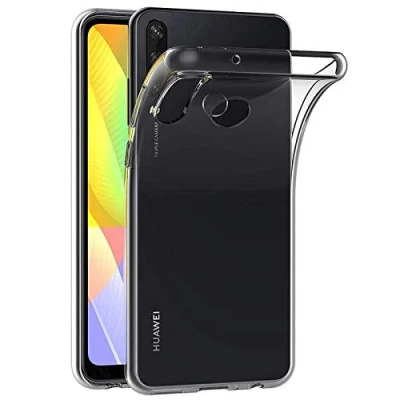 Abbildung von Verco Handyhülle für Huawei Y6p Case, Handy Cover Hülle Transparent Dünn Klar Silikon, durchsichtig
