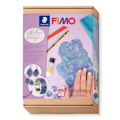 Abbildung von STAEDTLER 8025 HTC4 ST Anleitung: Modelliermasse, Set Mod.Masse Fimo HTC Abalone desi, Standard