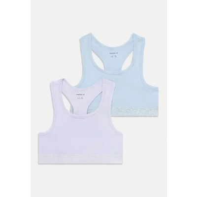 Abbildung von NAME IT Mädchen Nkfshort Top 2P Noos, Purple Heather, Numeric_116 (2er Pack)