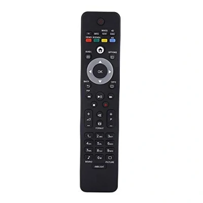 Abbildung von RC4450 / 01b TV Fernbedienung für SMART TV, Universal Ersatz LED LCD Fernseher, Schwarz