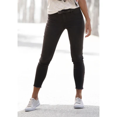 Abbildung von LASCANA Jeggings, mit Reißverschlüssen am Saum