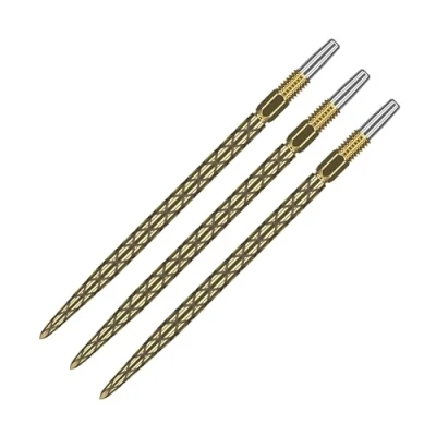 Abbildung von Target Darts Swiss Points, Diamond Pro Point Dartspitzen (3er Pack Spitzen) 30MM, Gold Change Dartspitzen, Profi Dart Zubehör