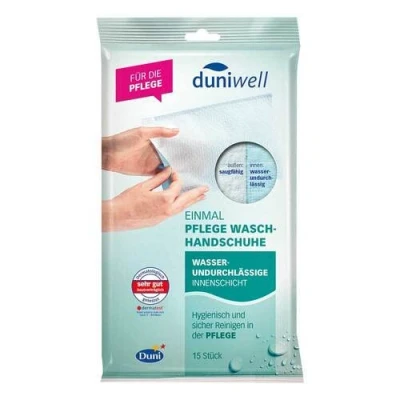Abbildung von DUNIWELL Einmal Pflege Waschhandschuhe 15 St