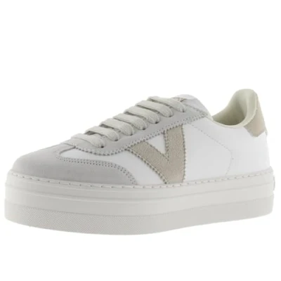 Abbildung von Victoria Shoes Basket CUIR Sneaker low, Damen, Größe: 36, Hielo Schuhe
