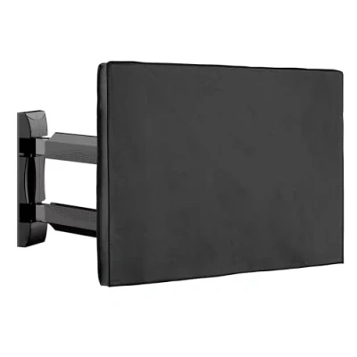 Abbildung von kwmobile 43&quot; TV Outdoor Abdeckung Fernseher Hülle Bildschirmschutz Schutzhülle wetterfest Schwarz