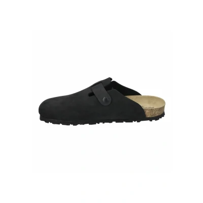 Abbildung von Josef Seibel Pantolette flach, Herren, Größe: 48, Schwarz Schuhe
