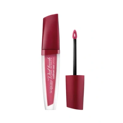 Abbildung von Deborah Milano Red Touch Lipstick Nr. 4 Peony Rose Flüssiger Lippenstift ohne Transfer Matte Effekt, intensive Farbe, verleiht nährende Lippen, weich und samtig