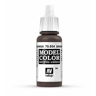Abbildung von Vallejo, Model Color, Acrylfarbe, 17 ml Braun glasiert