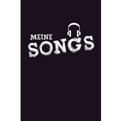Abbildung von Meine Songs: Songtexte Notizbuch zum schreiben deiner eigenen Songs. Geschenk für Sänger und Songtexter