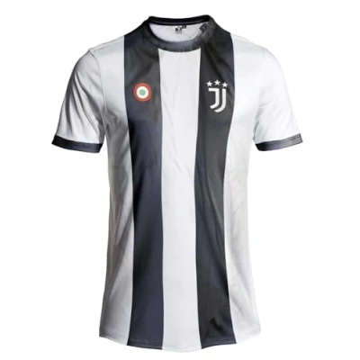 Abbildung von 2024 2025 Schwarz Weiß Fußballtrikot Neutral Offizielle Replik, Heim, 10 Jahre