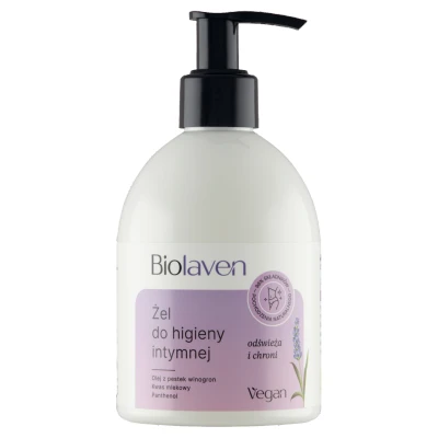 Abbildung von BIOLAVEN Intim Waschlotion Damen 300 ml Sanfte Intimpflege und Herren Intimwaschlotion Mit pH Ausgleich Duft von Lavendel Trauben