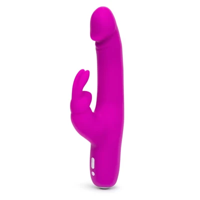 Abbildung von Rabbitvibrator „Realistic Slim“ mit 12 Vibrationsmodi und 2 Motoren, 24 cm