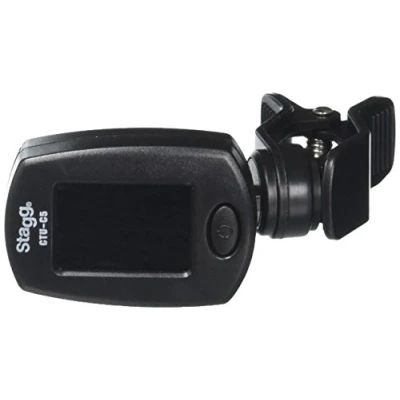 Abbildung von Stagg CTUC5 Automatisches chromatisches Stimmgerät/Clip on Tuner zum Anklemmen an Gitarren, Bässe, Violinen, Ukulelen