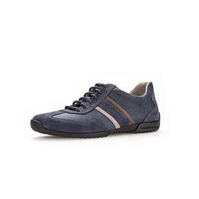 Abbildung von Pius Gabor Herren Sneaker Low,Halbschuhe,recyceltes Futter,zertifiziertes Leder,Wechselfußbett,Sportschuhe,Fjord/Fjord/Midgrey,46.5 EU / 11.5 UK
