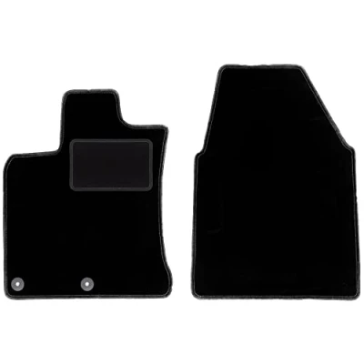 Abbildung von Wielganizator Automatte Passend für Nissan Qashqai I J10 Crossover 2006 2013 Velours Autozubehör Praktische Fußmatte Auto 2 teilig schwarz