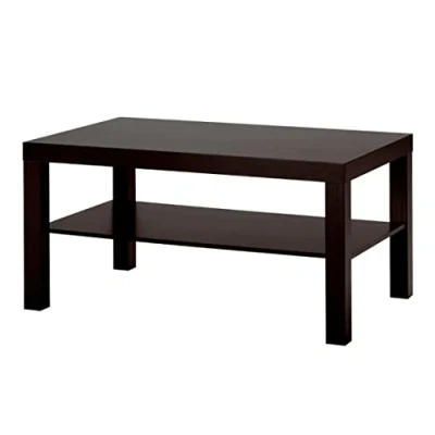 Abbildung von IKEA Lack Couchtisch in Schwarzbraun; (90x55cm)