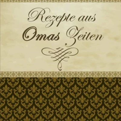 Abbildung von Rezepte aus Omas Zeiten: Leeres Rezeptbuch zum Selberschreiben. Die besten von Oma schnell und einfach eintragen.