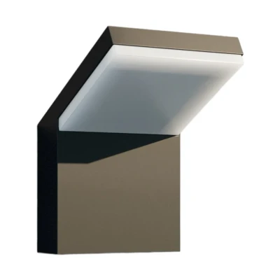 Abbildung von Arcchio LED Außenwandleuchte Yolena, anthrazit, Alu, 21cm