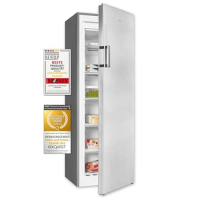 Abbildung von exquisit Gefrierschrank &quot;GS271 NF H 010E&quot;, 169,1 cm hoch, 55,9 breit, 194 L Volumen, NoFrost, Schnellgefrieren, 4 Sterne